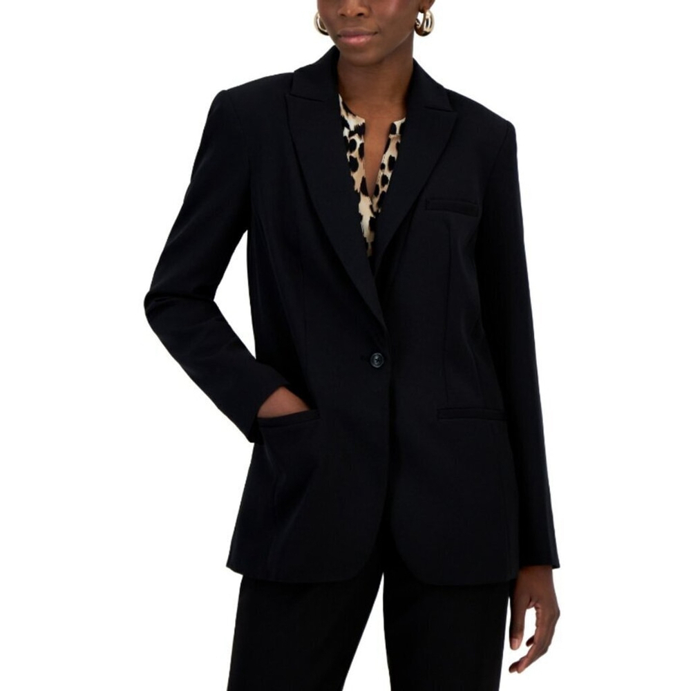 I.N.C. International Concepts Women's Small Black Single-Breasted Blazer NWT